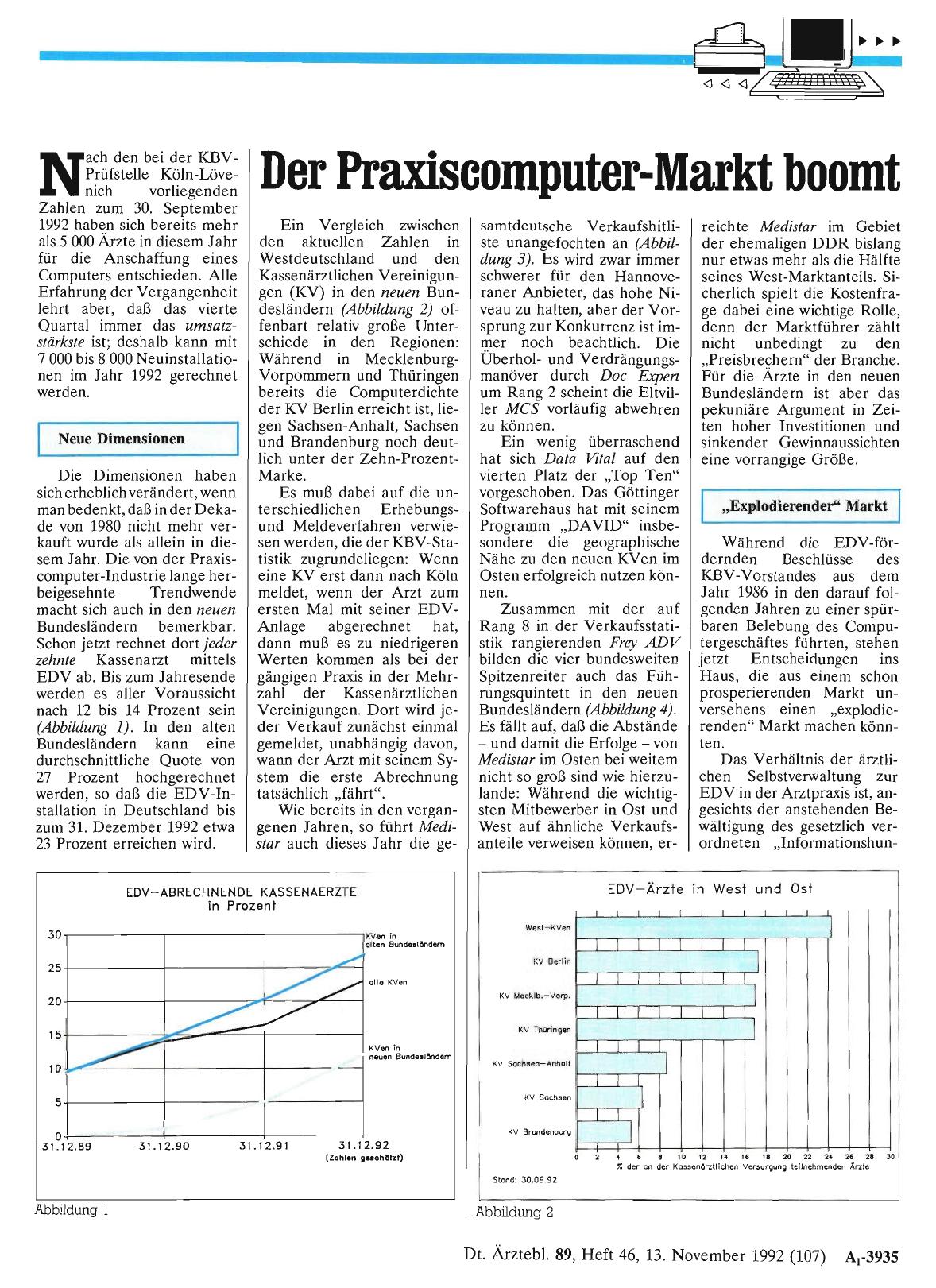 Vorschauseite 1: Der Praxiscomputer-Markt boomt
