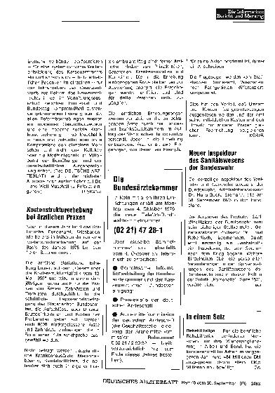 Vorschauseite 1: Neuer Inspekteur des Sanitätswesens der Bundeswehr