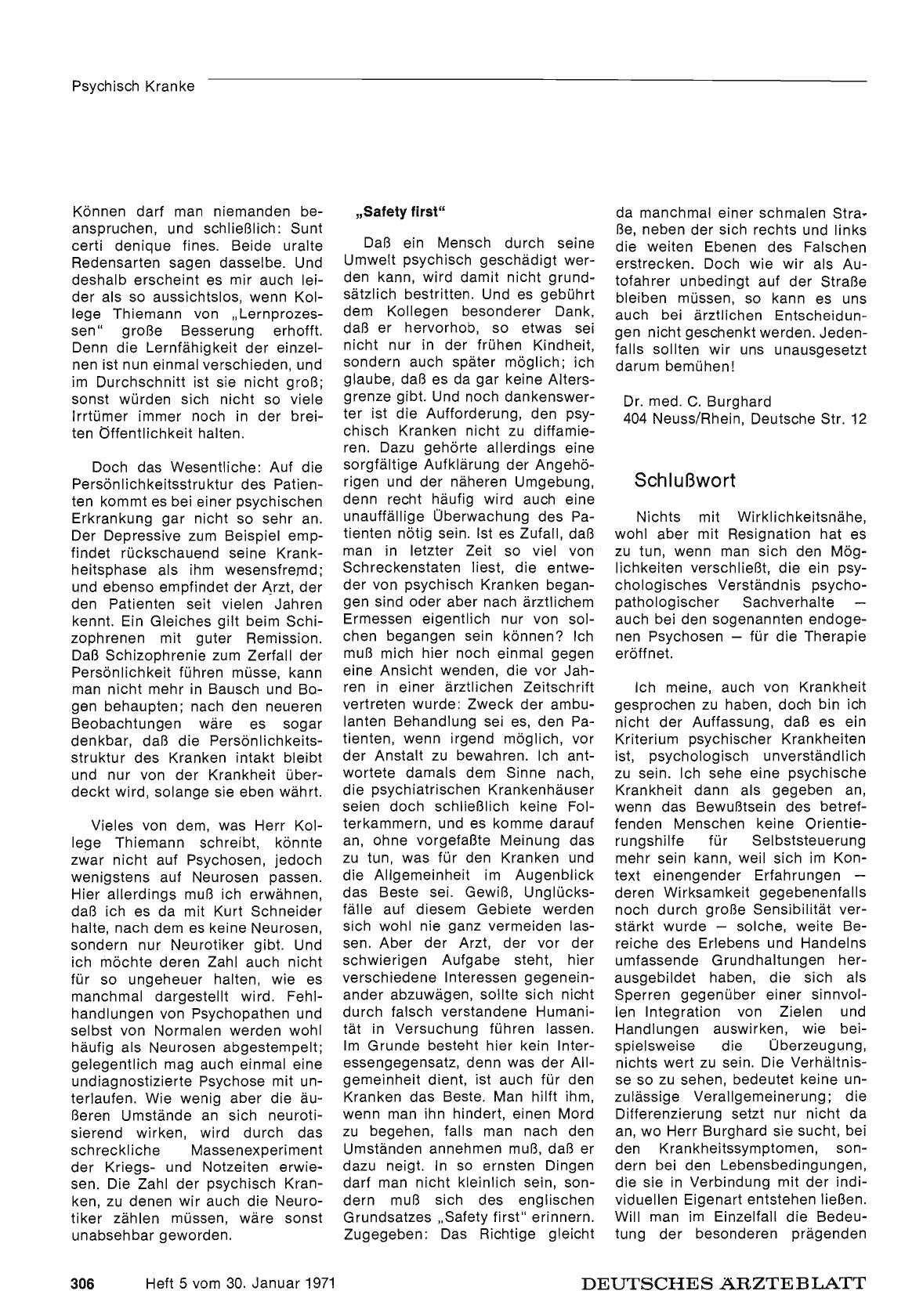Vorschauseite 1: Schlußwort