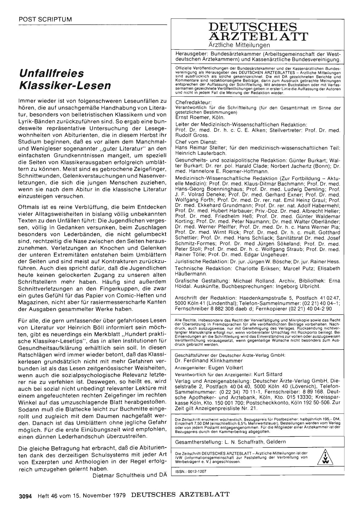 Vorschauseite 1: Unfallfreies Klassiker-Lesen