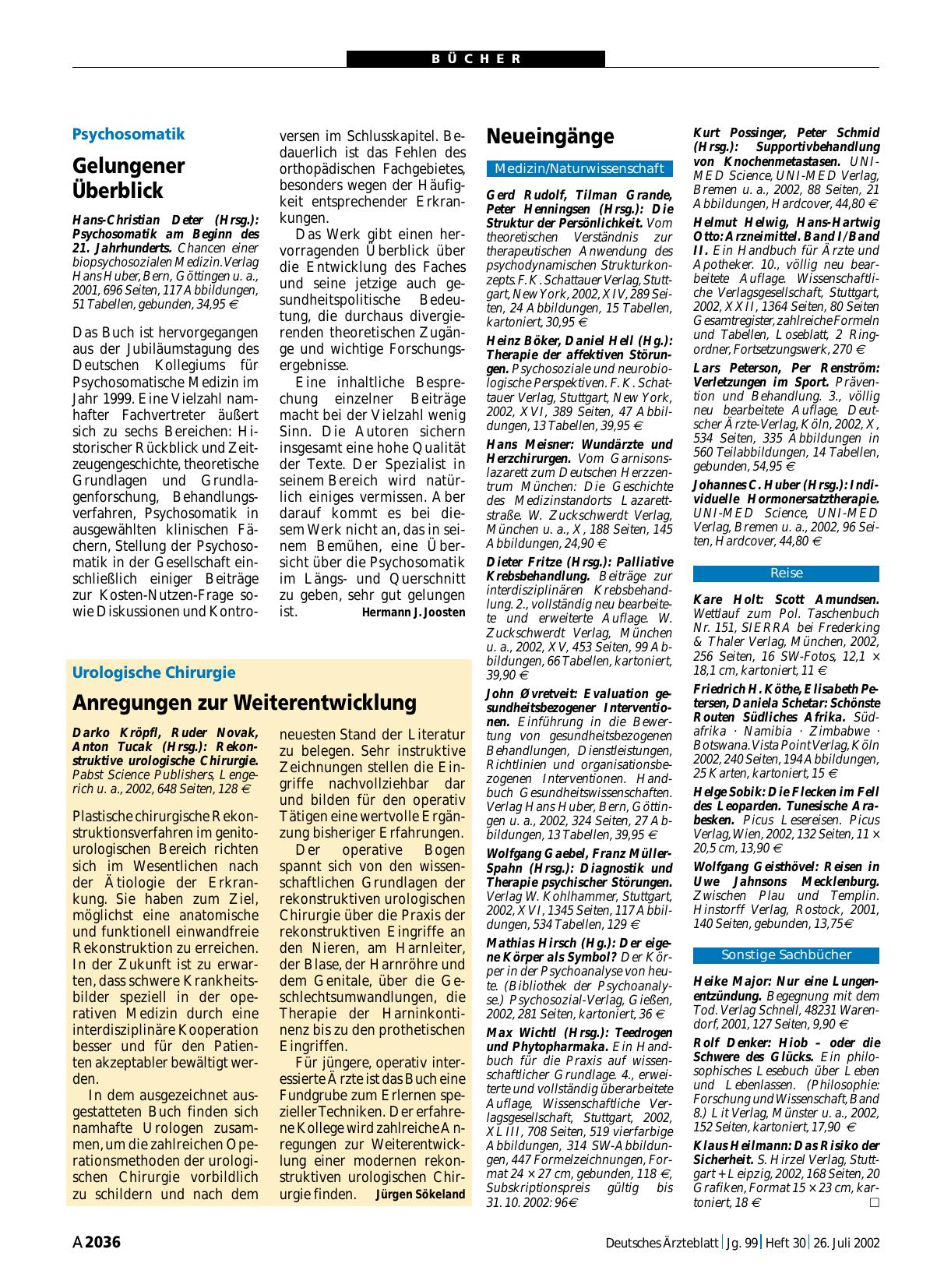 Vorschauseite 1: Rekonstruktive urologische Chirurgie