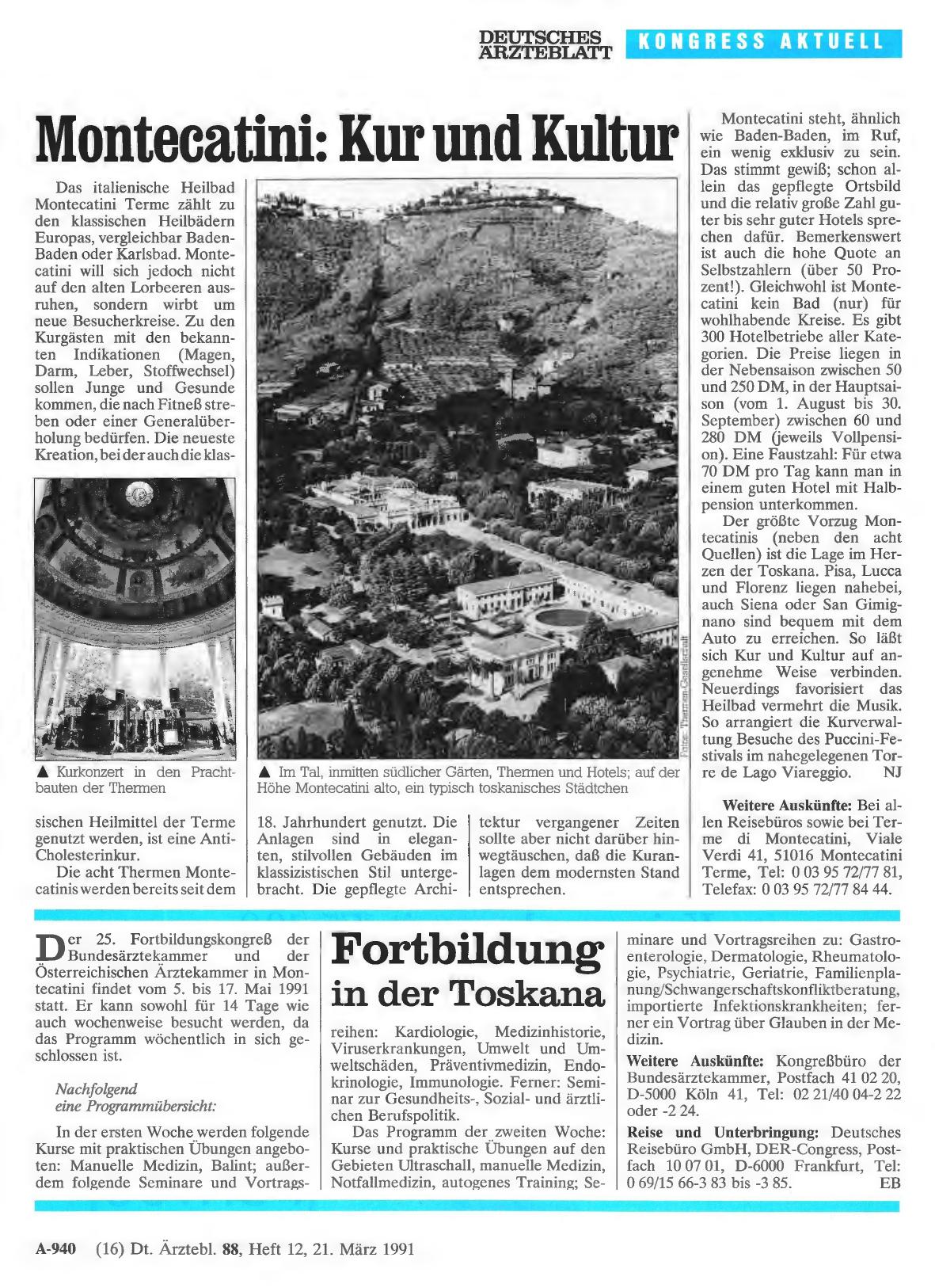 Vorschauseite 1: Fortbildung in der Toskana
