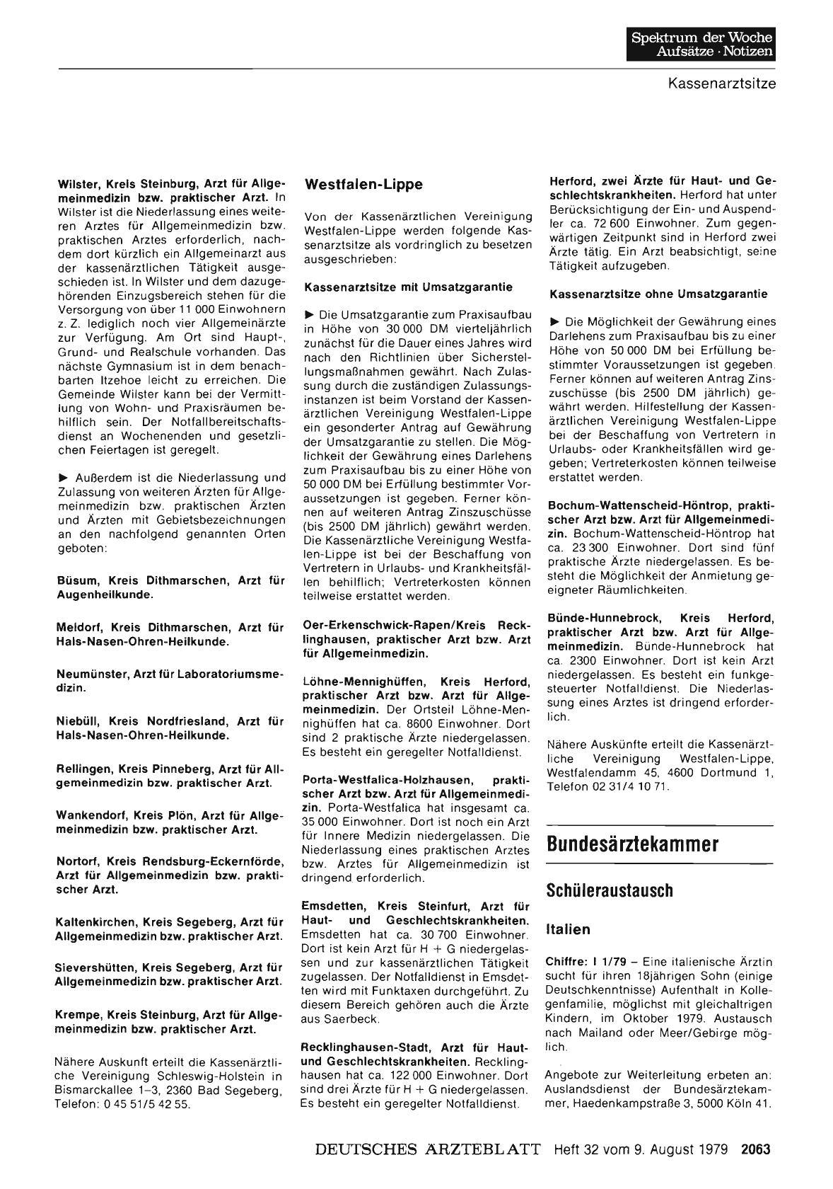 Vorschauseite 1: Bundesärztekammer