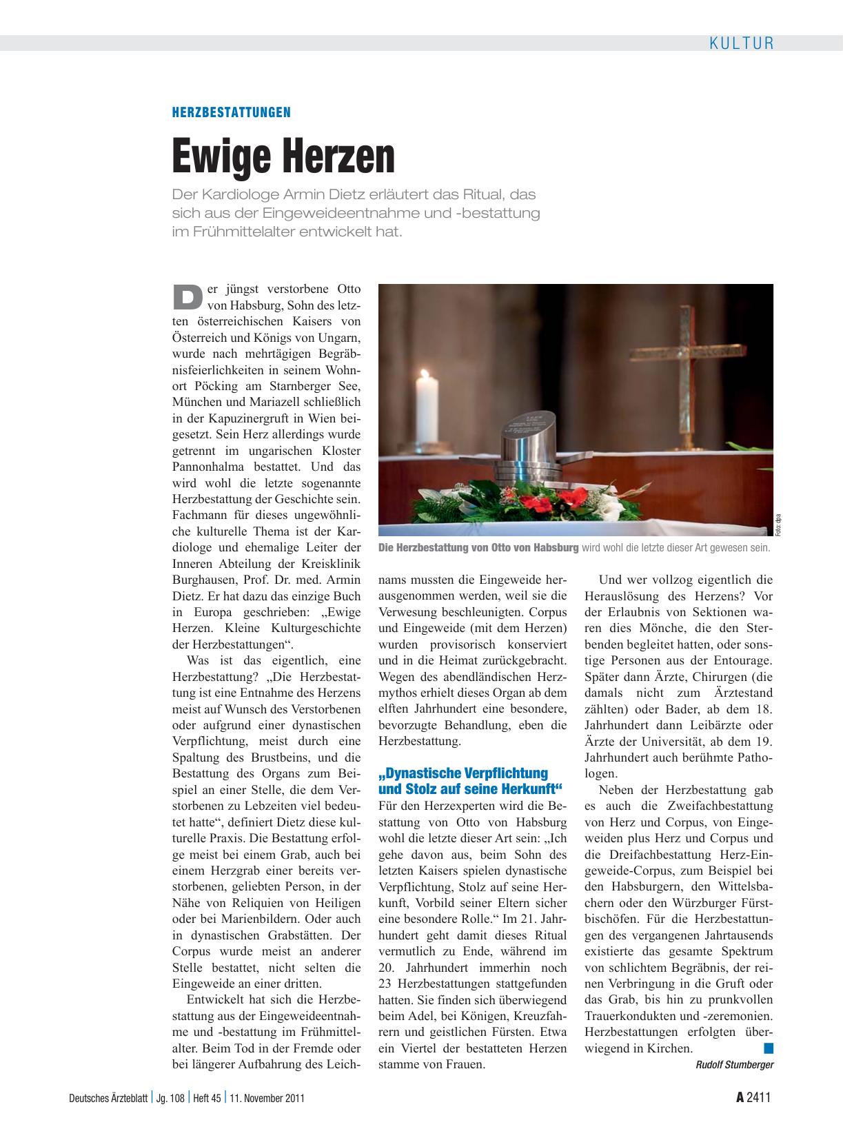 Vorschauseite 1: Herzbestattungen: Ewige Herzen
