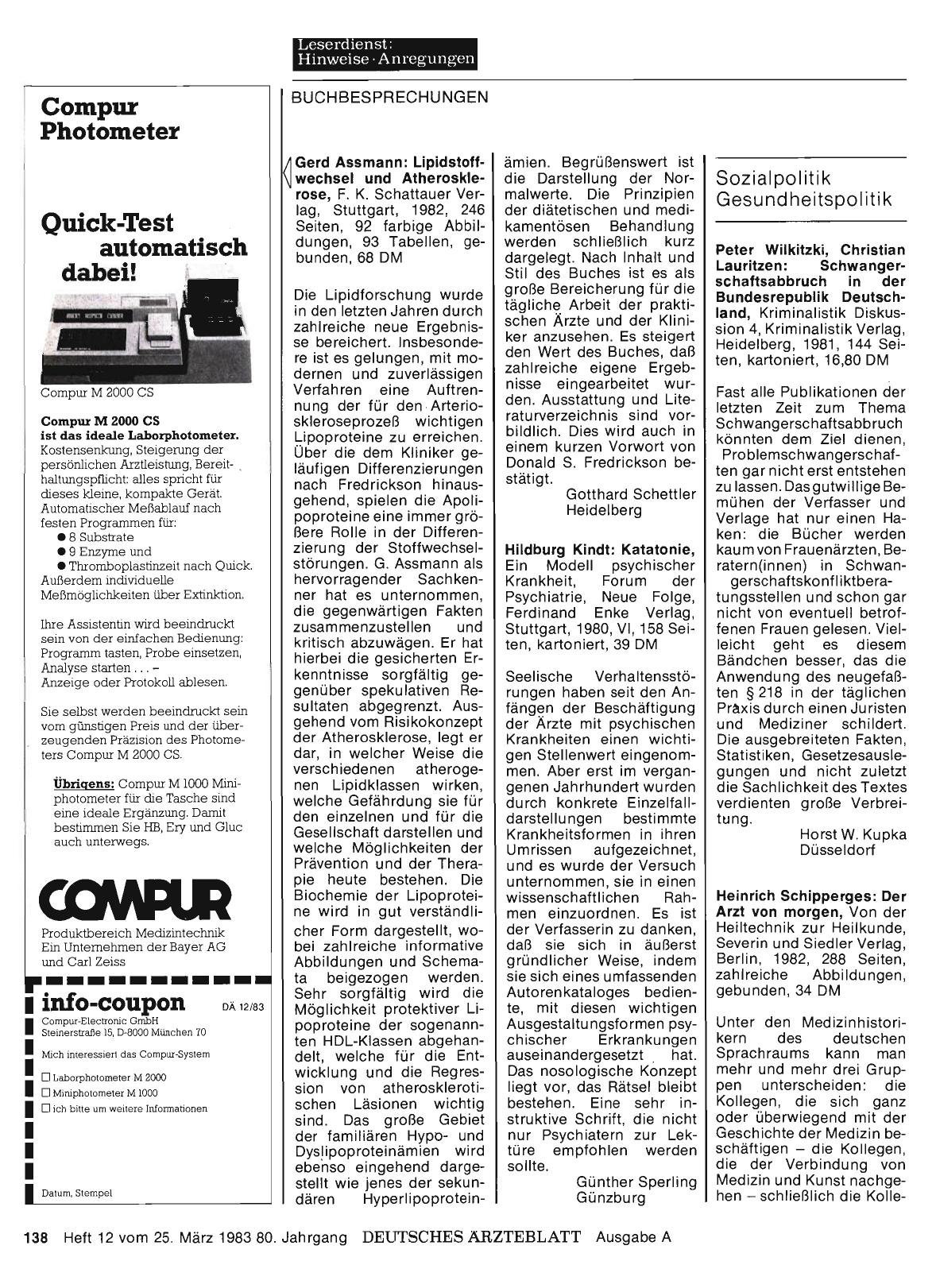 Vorschauseite 1: Sozialpolitik — Gesundheitspolitik