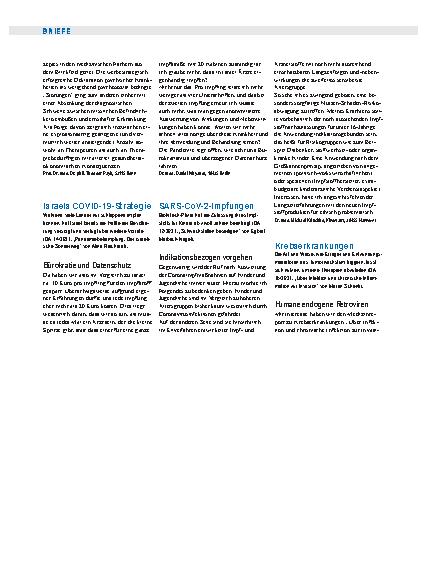 Vorschauseite 1: SARS-CoV-2-Impfungen: Indikationsbezogen vorgehen