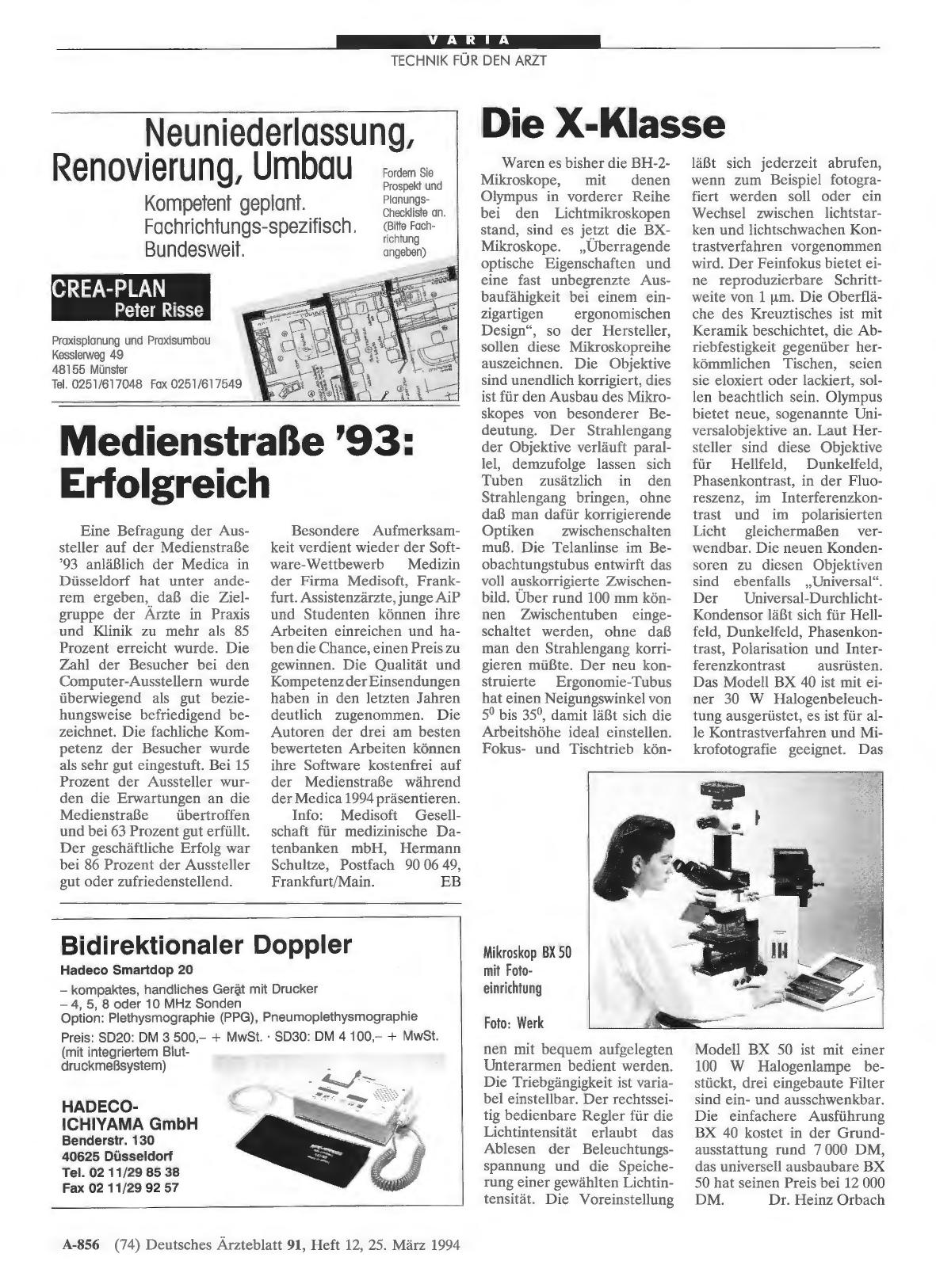 Vorschauseite 1: Die X-Klasse