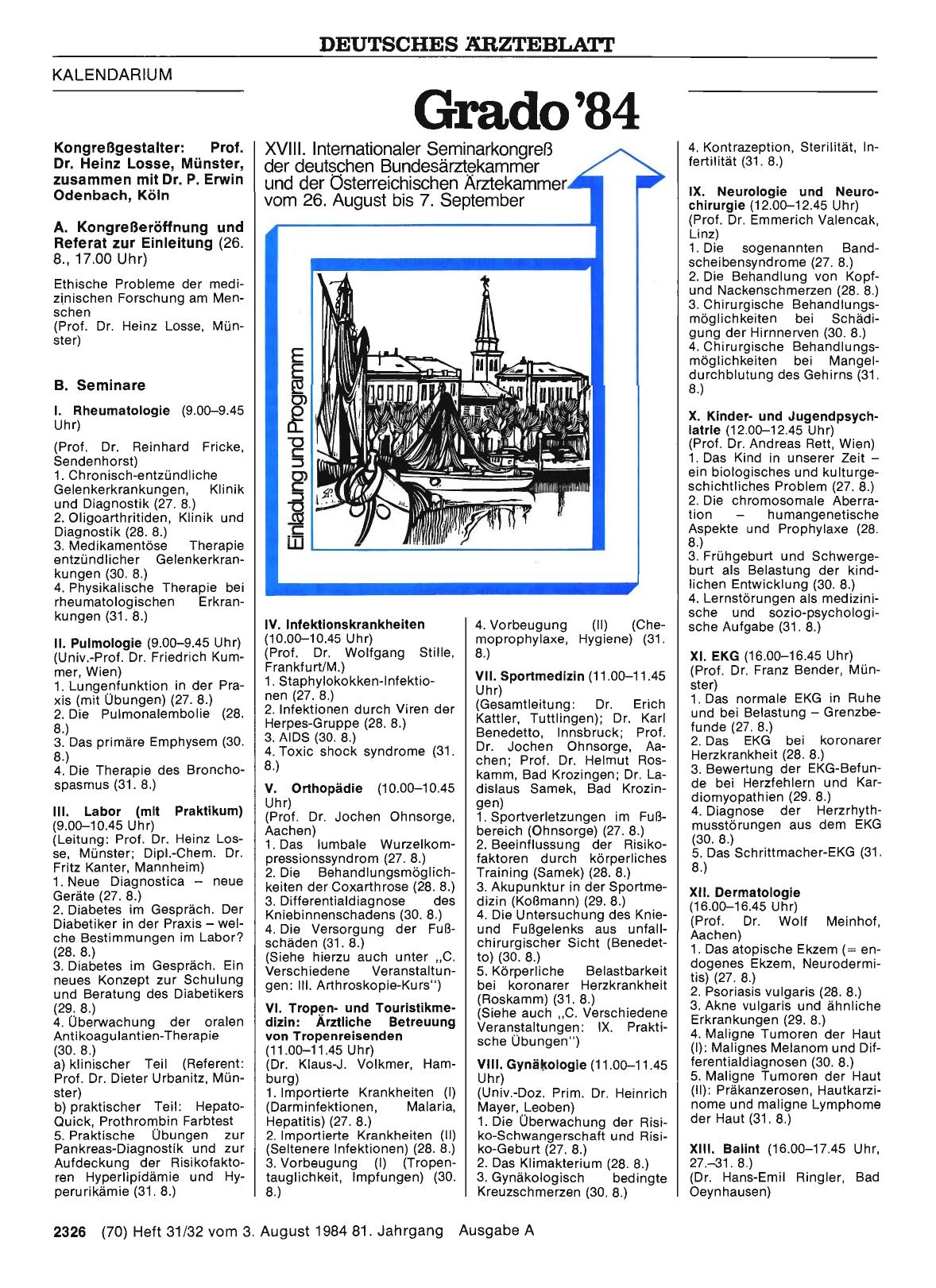 Vorschauseite 1: Grado '84