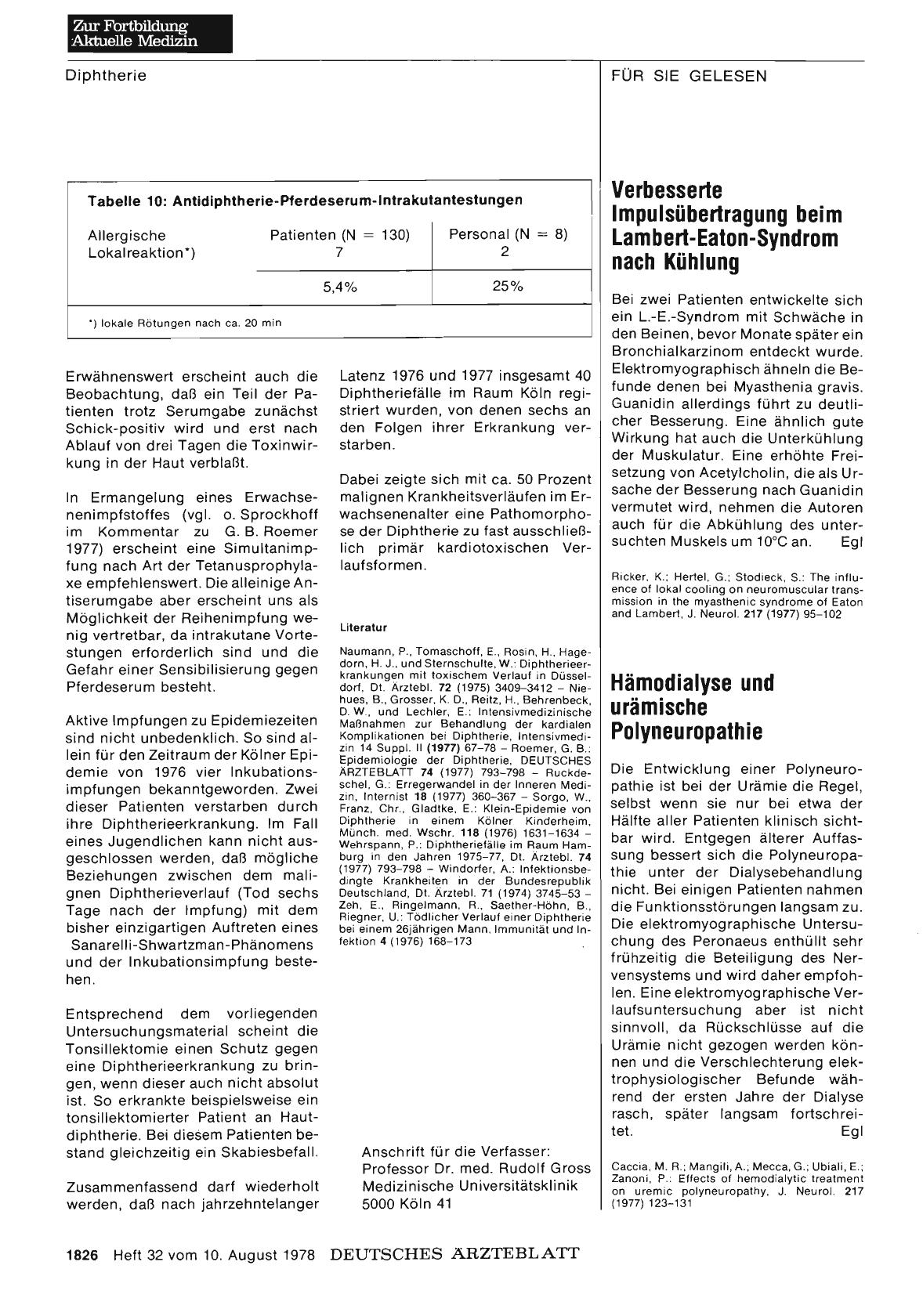 Vorschauseite 1: Hämodialyse und urämische Polyneuropathie