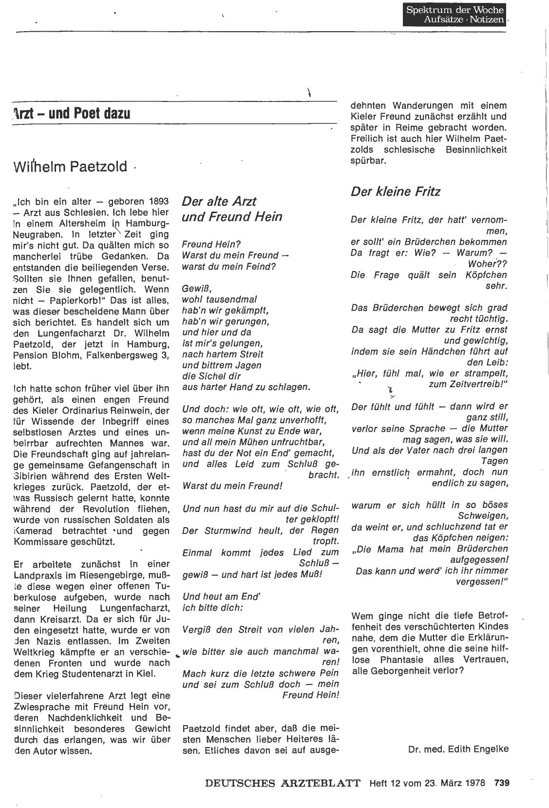 Vorschauseite 1: Wilhelm Paetzold