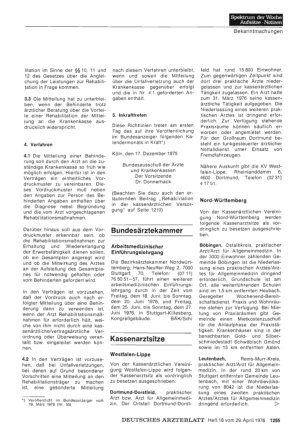Vorschauseite 1: Bundesärztekammer