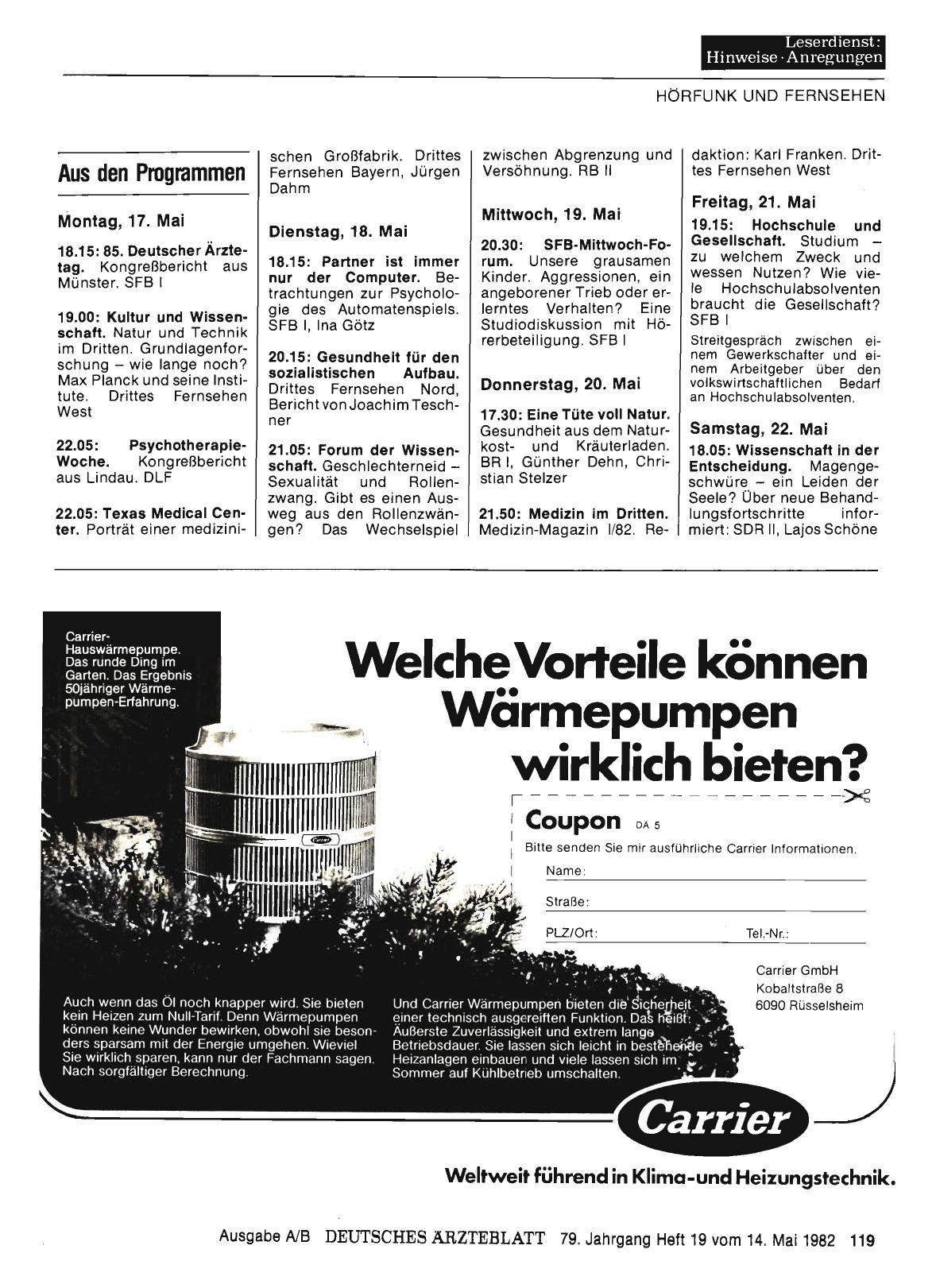 Vorschauseite 1: Aus den Programmen