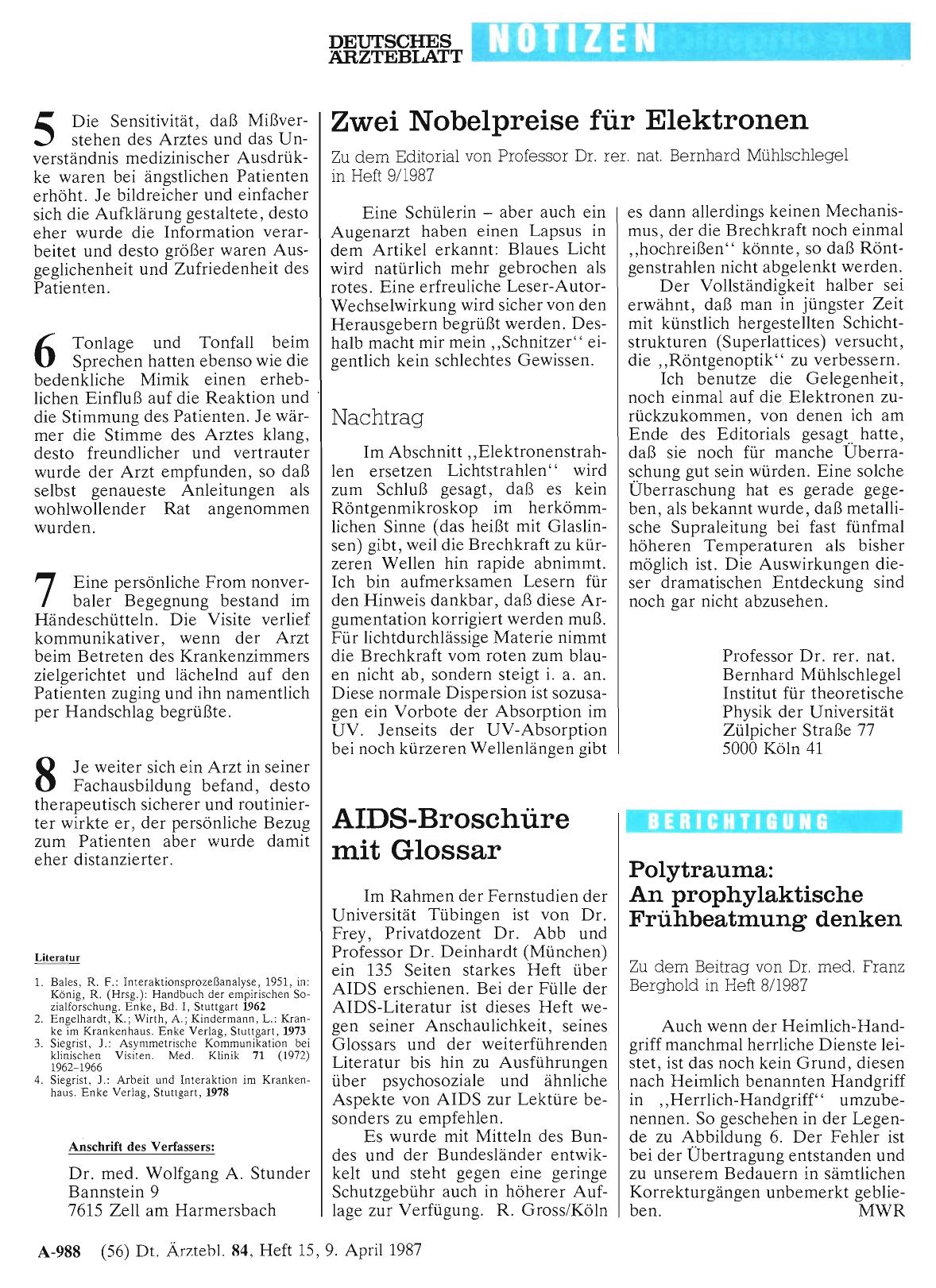 Vorschauseite 1: AIDS-Broschüre mit Glossar