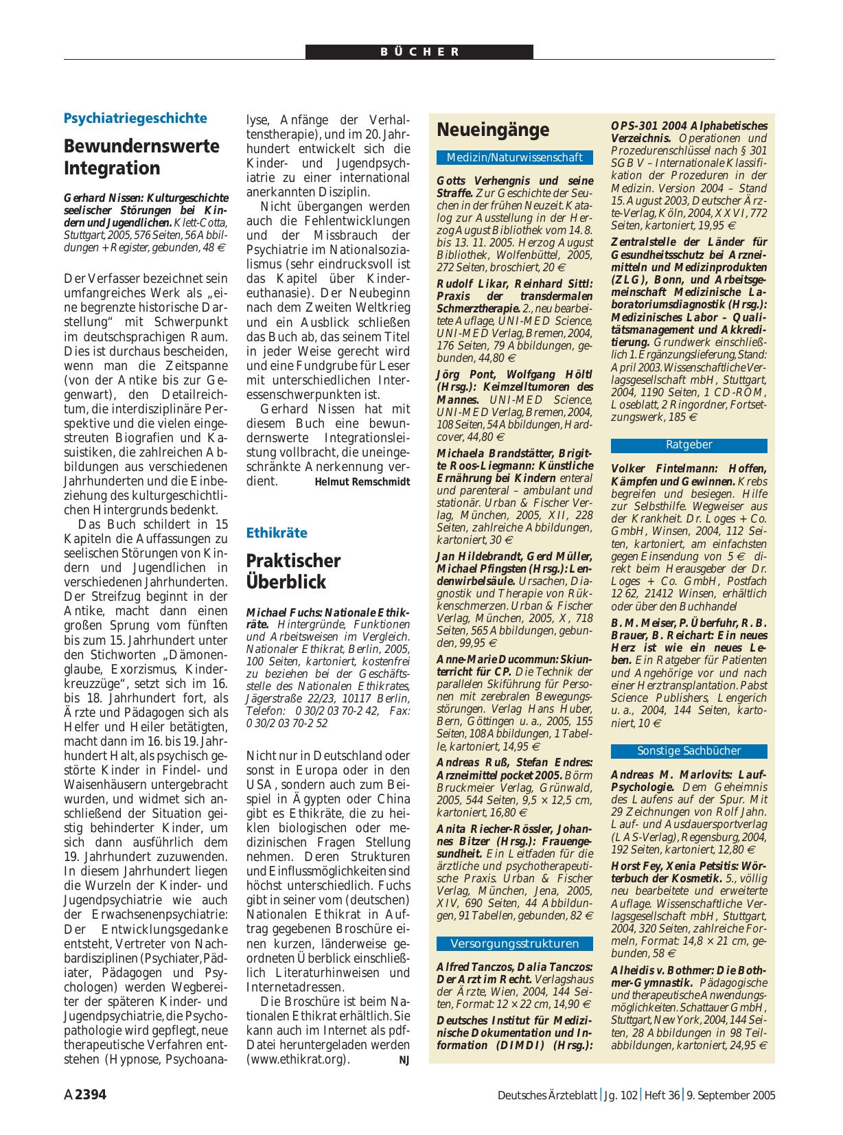 Vorschauseite 1: Nationale Ethikräte
