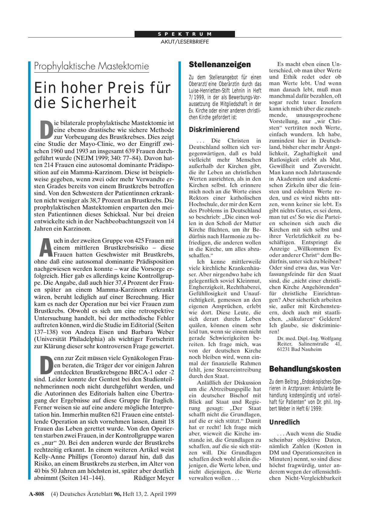 Vorschauseite 1: Stellenanzeigen: Diskriminierend
