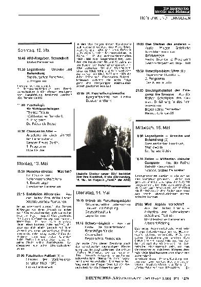 Vorschauseite 1: Hörfunk und Fernsehen