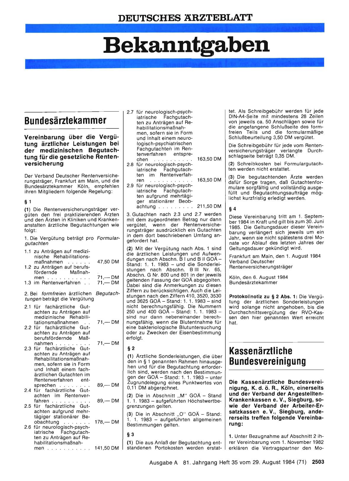 Vorschauseite 1: Kassenarztsitze