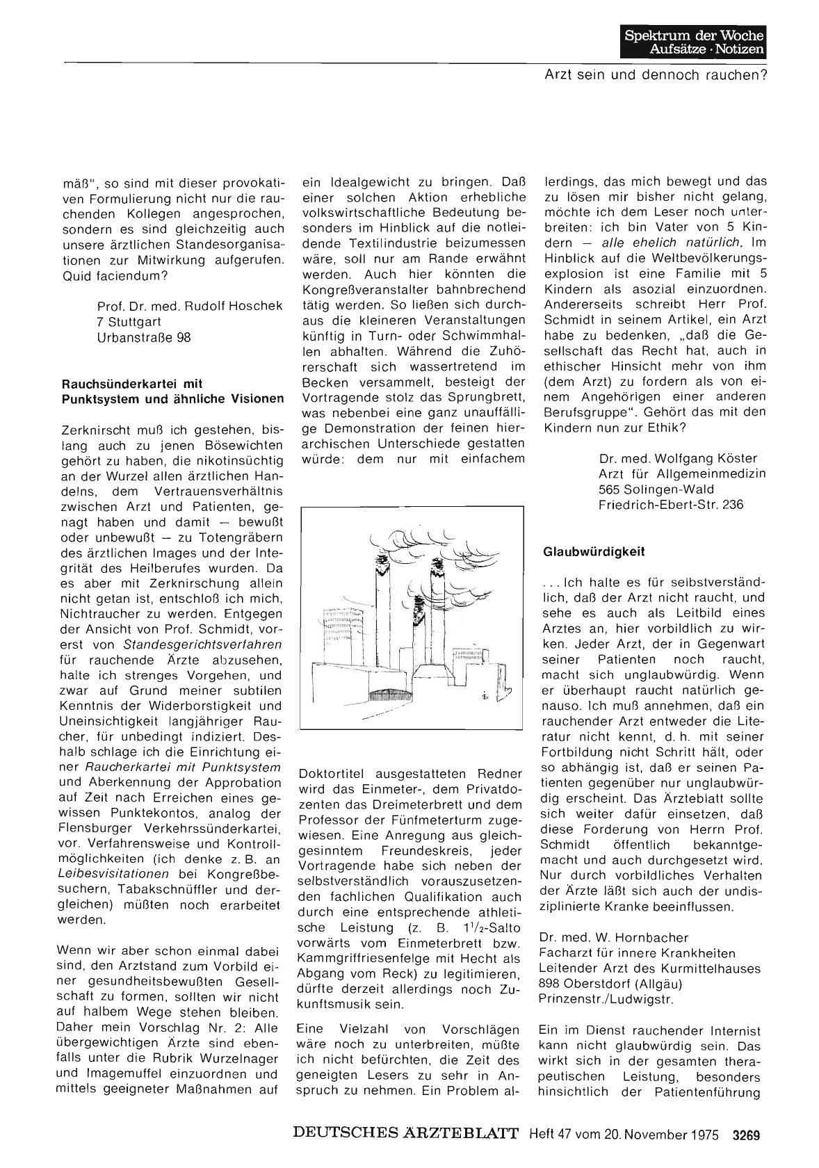 Vorschauseite 1: Arzt sein und dennoch rauchen? : Glaubwürdigkeit 1