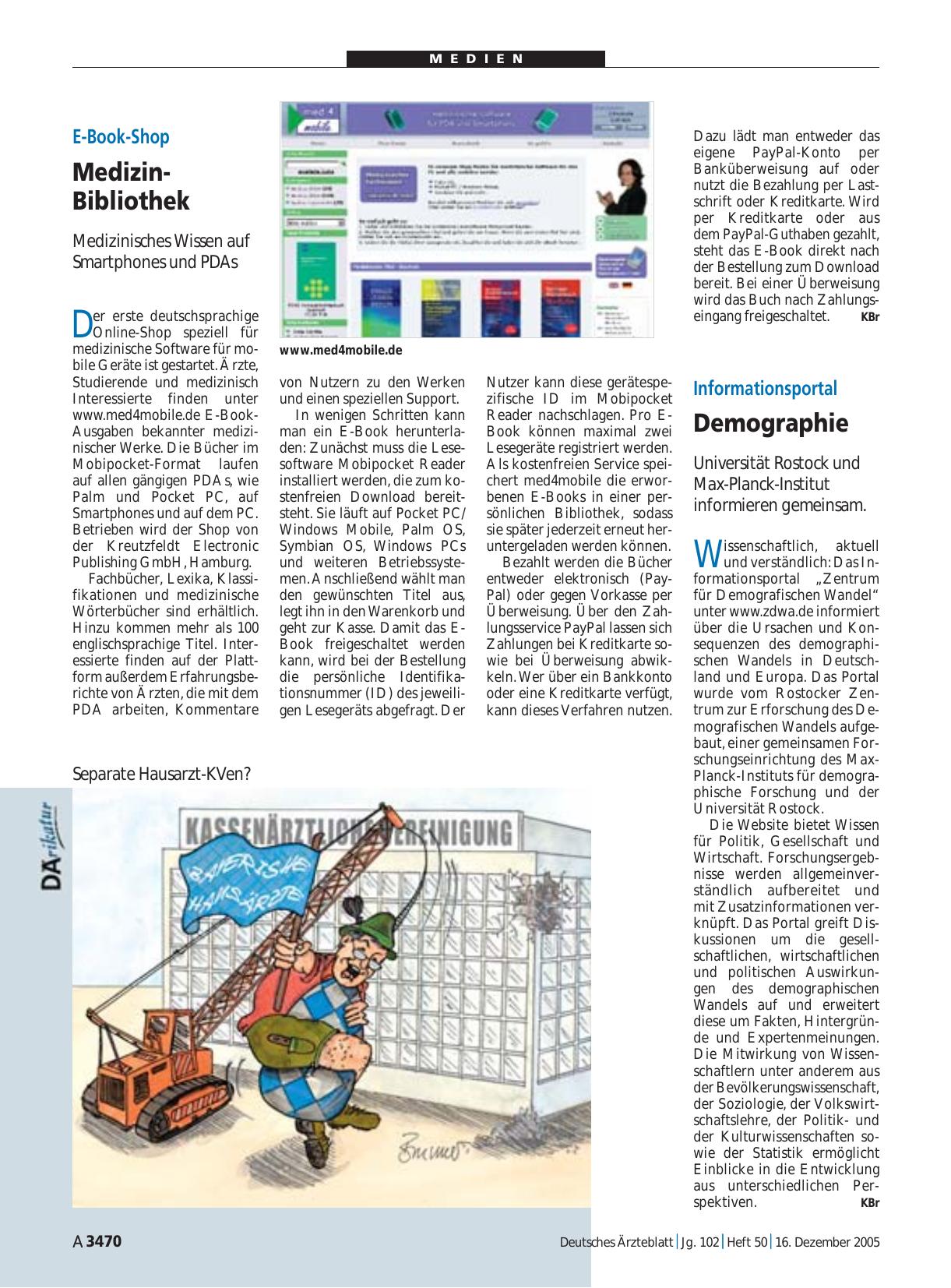 Vorschauseite 1: E-Book-Shop: Medizin-Bibliothek
