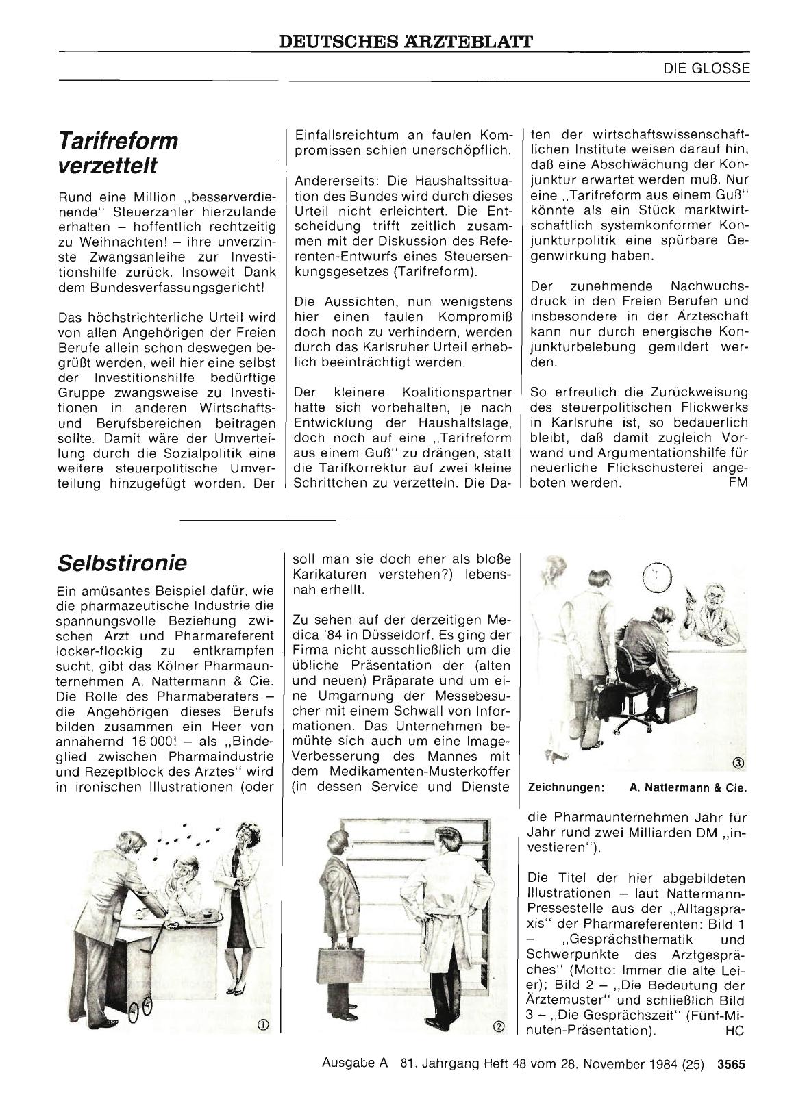 Vorschauseite 1: Selbstironie