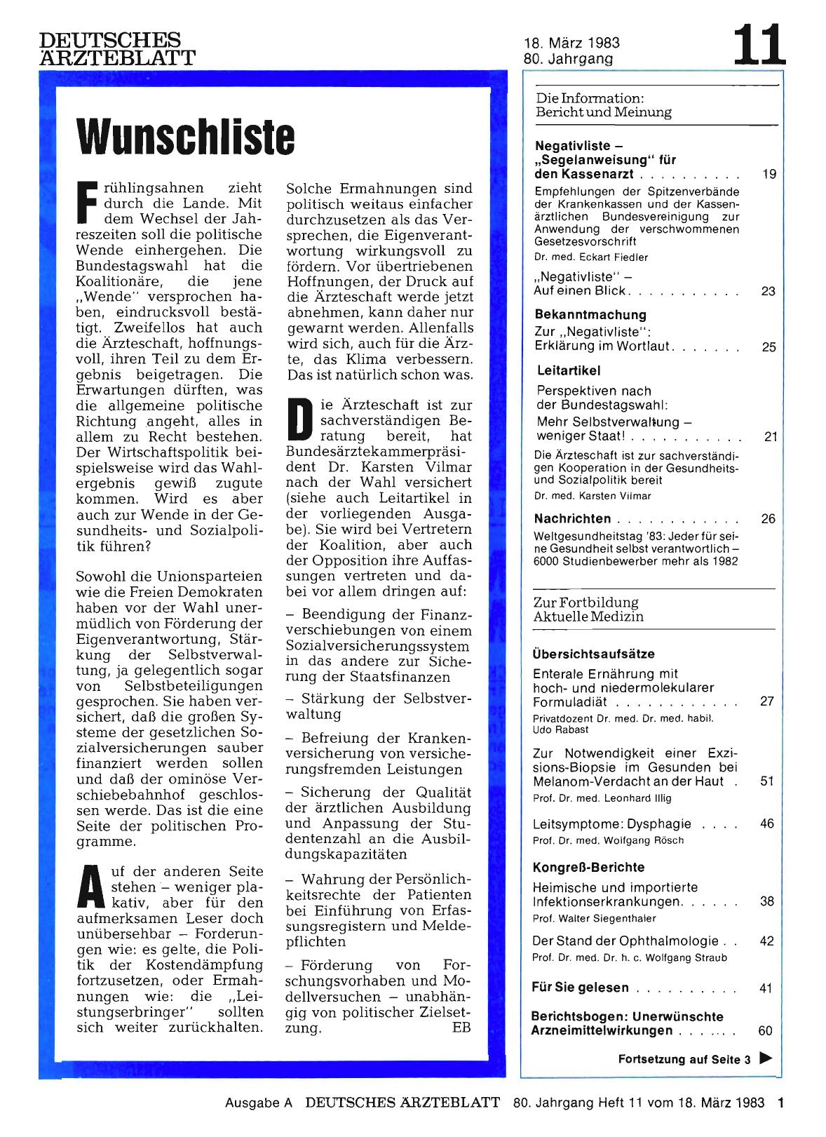 Vorschauseite 1: Wunschliste