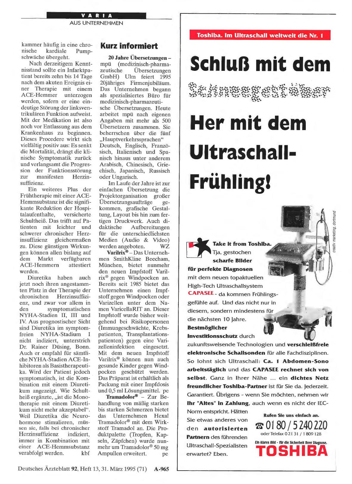 Vorschauseite 1: Kurz informiert