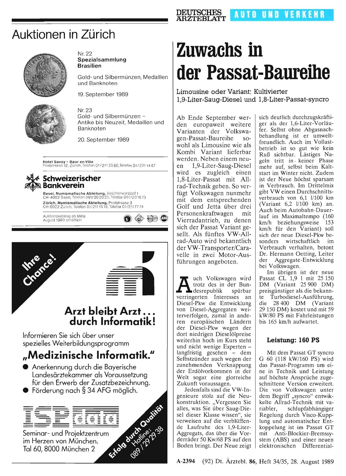 Vorschauseite 1: Zuwachs in der Passat-Baureihe