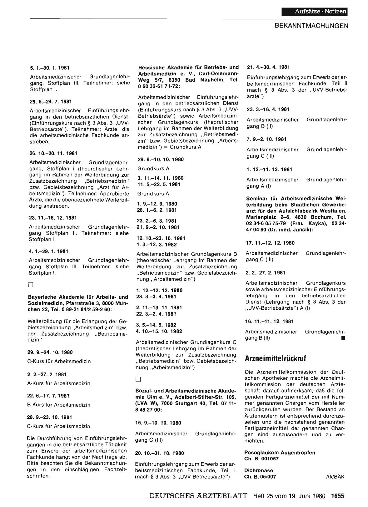 Vorschauseite 1: Arzneimittelrückruf
