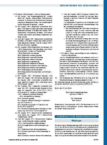 Vorschauseite 1: Mitteilungen