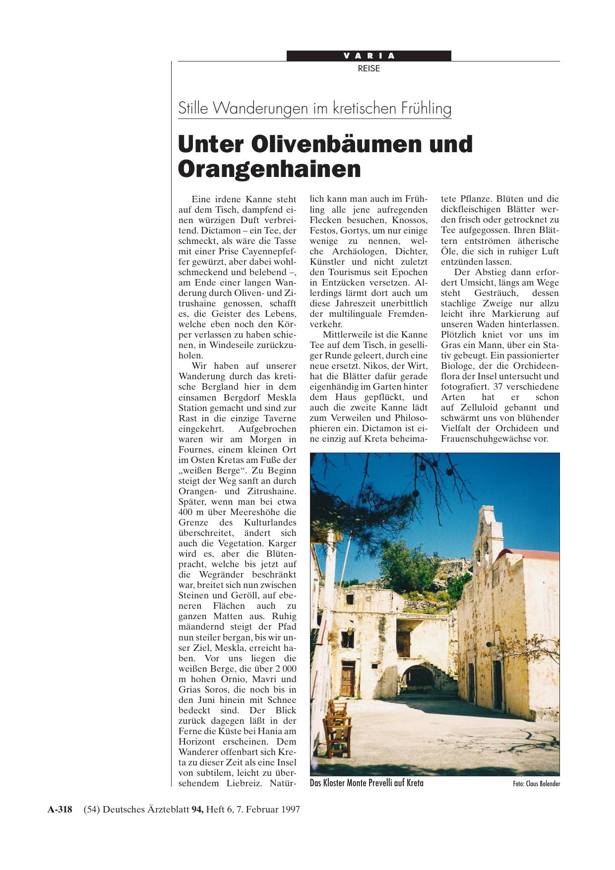 Vorschauseite 1: Stille Wanderungen im kretischen Frühling: Unter Olivenbäumen und Orangenhainen