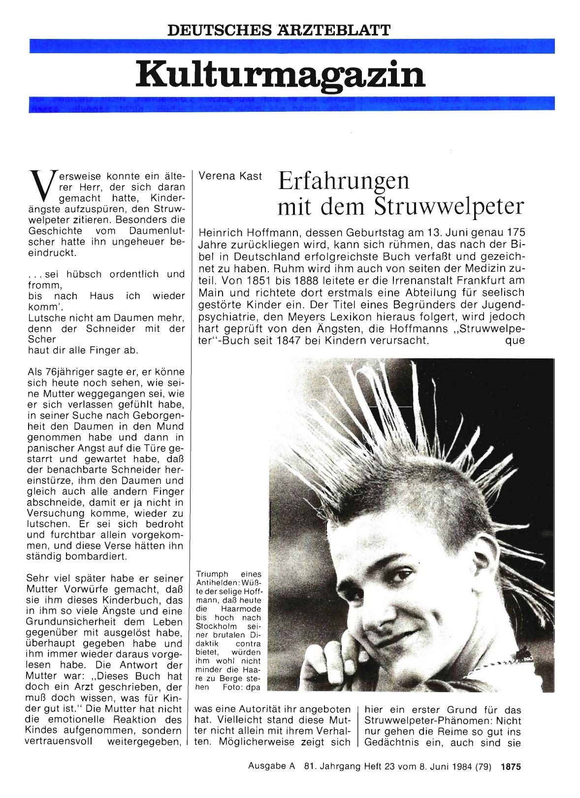 Vorschauseite 1: Erfahrungen mit dem Struwwelpeter