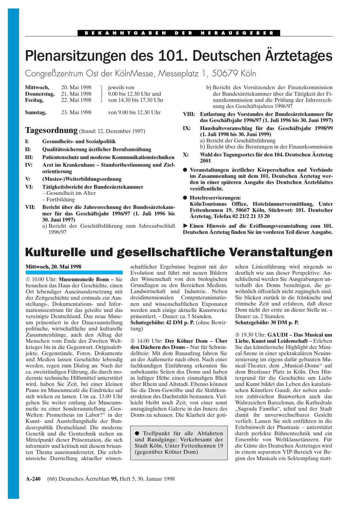 Vorschauseite 1: Kulturelle und gesellschaftliche Veranstaltungen