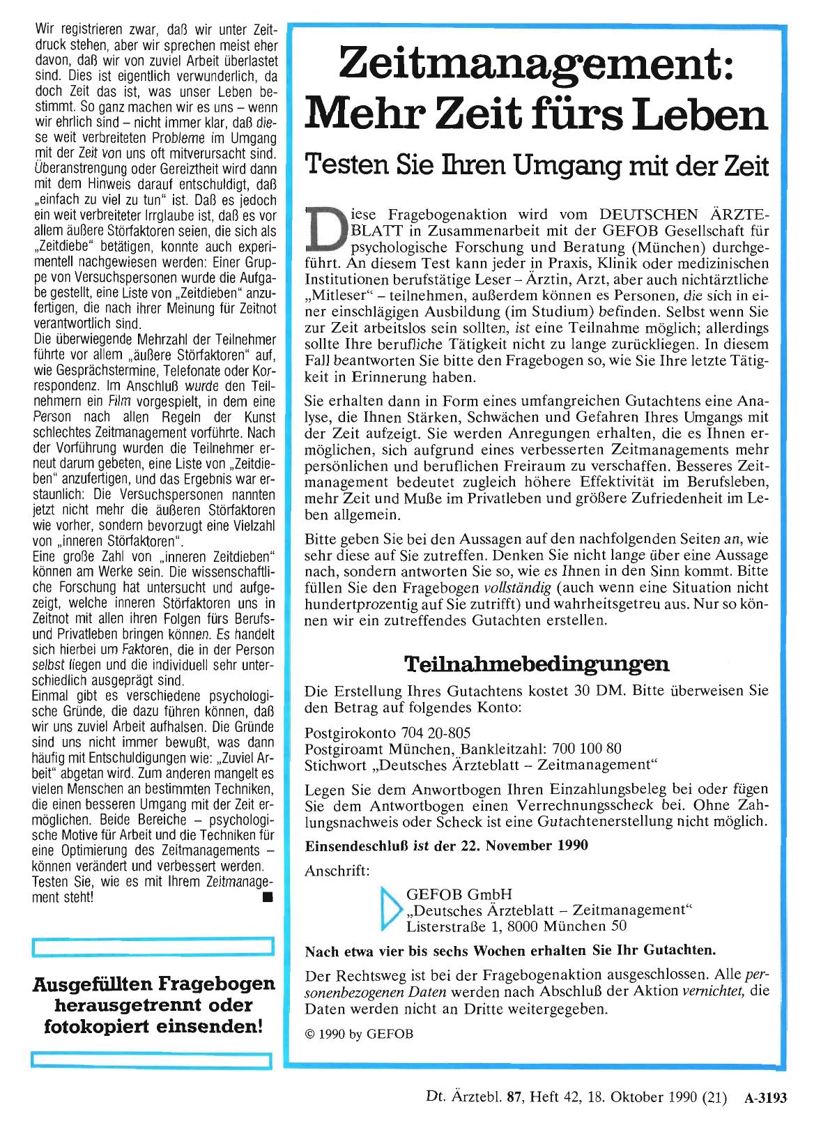 Vorschauseite 1: Zeitmanagement: Mehr Zeit fürs Leben