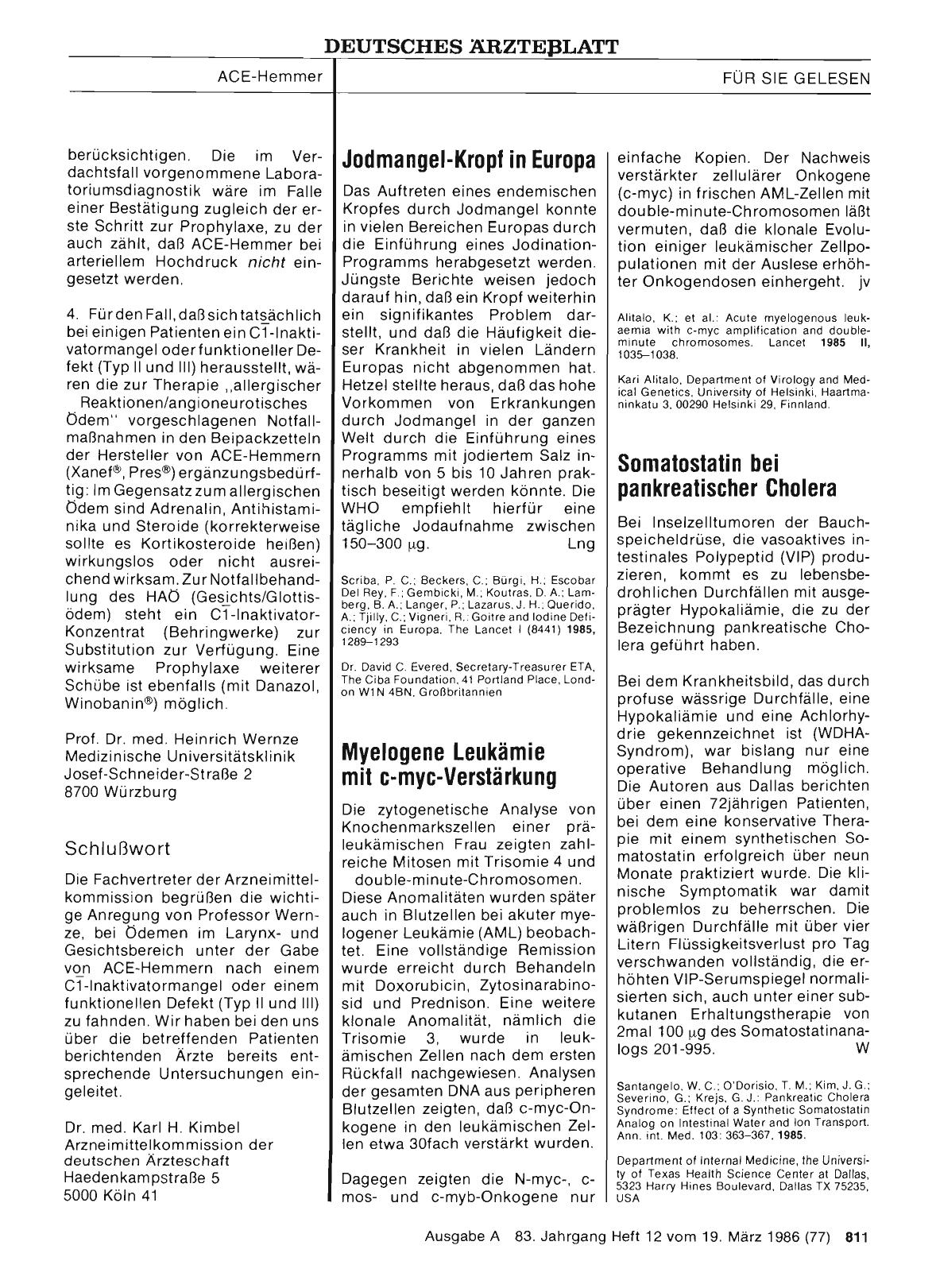 Vorschauseite 1: Jodmangel-Kropf in Europa