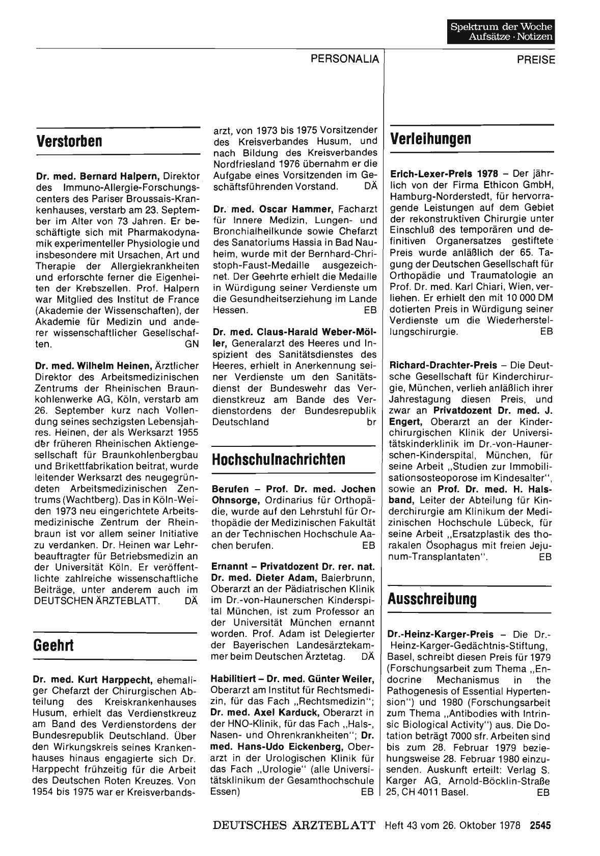 Vorschauseite 1: Hochschulnachrichten