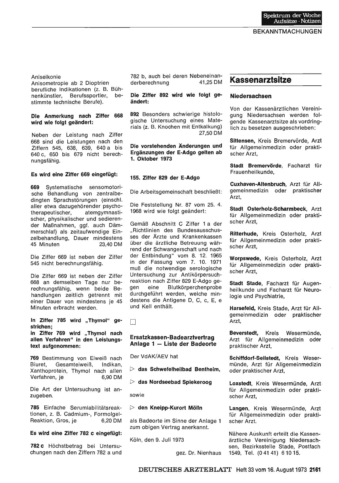 Vorschauseite 1: Kassenarztsitze