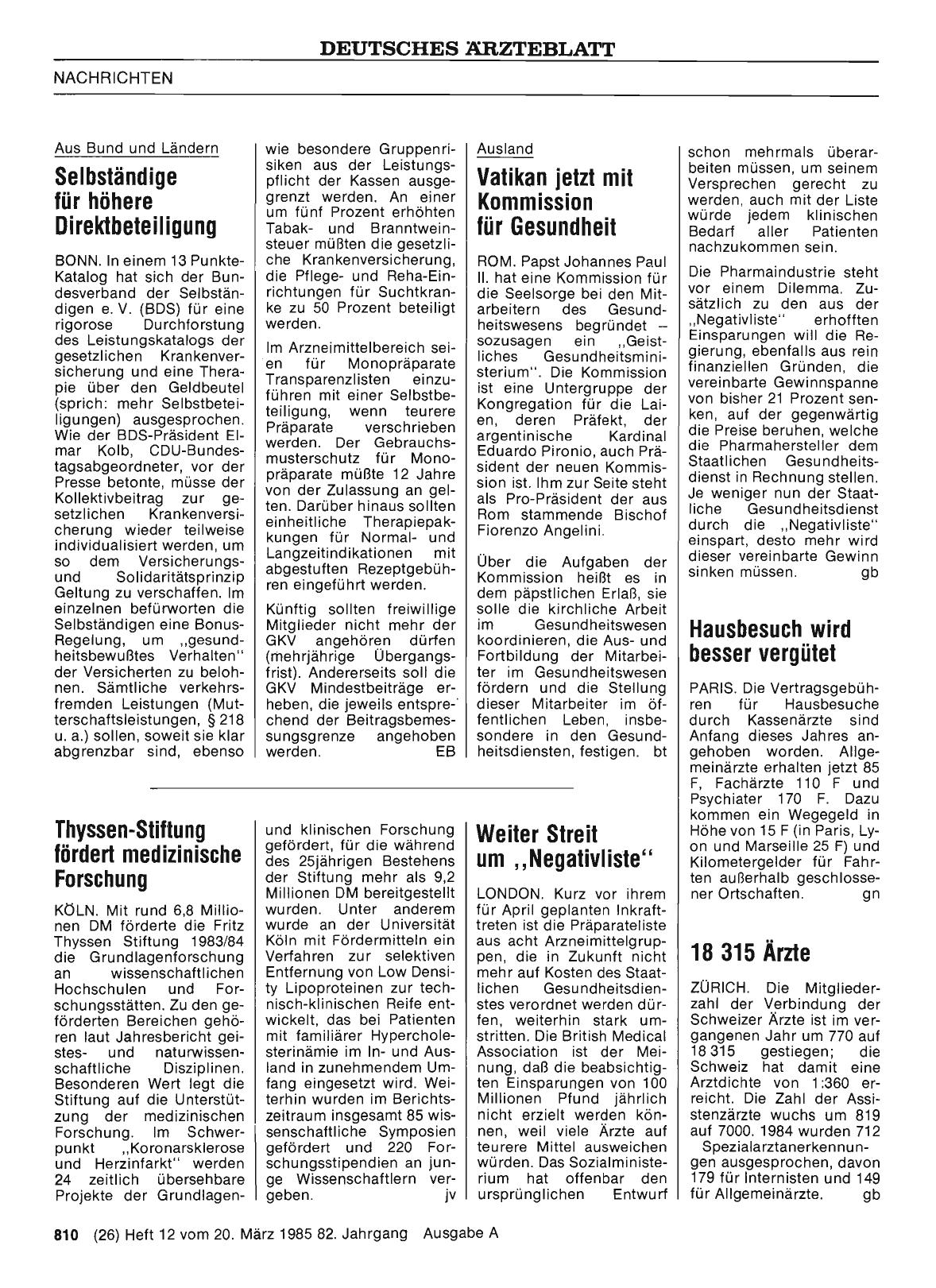 Vorschauseite 1: 18 315 Ärzte