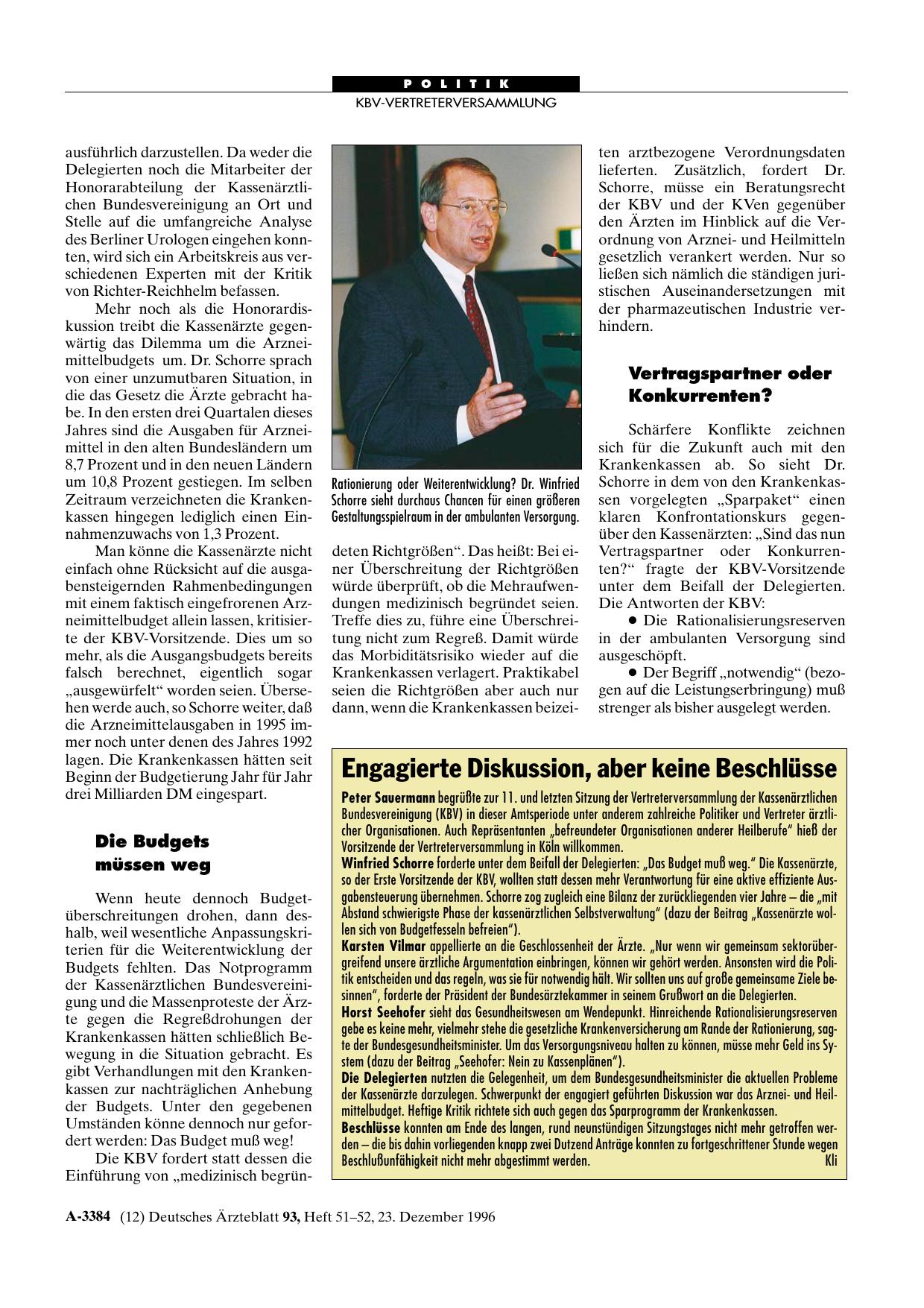 Vorschauseite 1: Engagierte Diskussion, aber keine Beschlüsse
