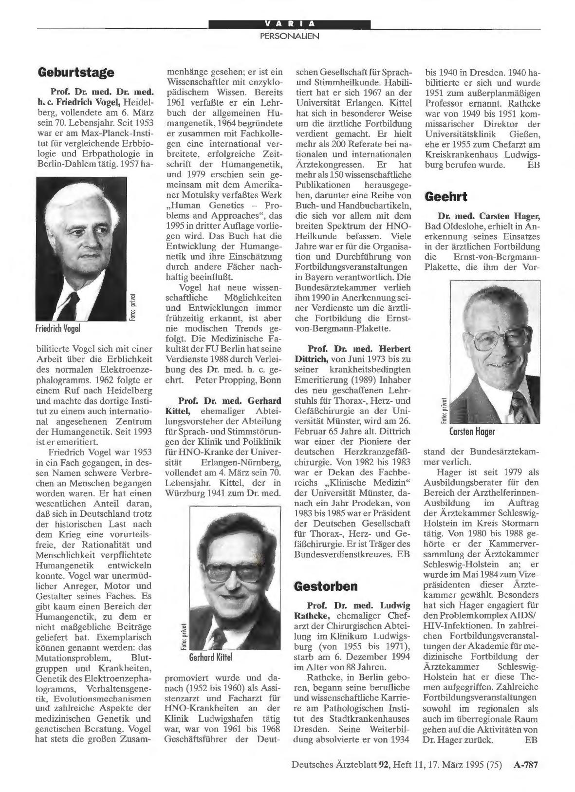 Vorschauseite 1: Gestorben