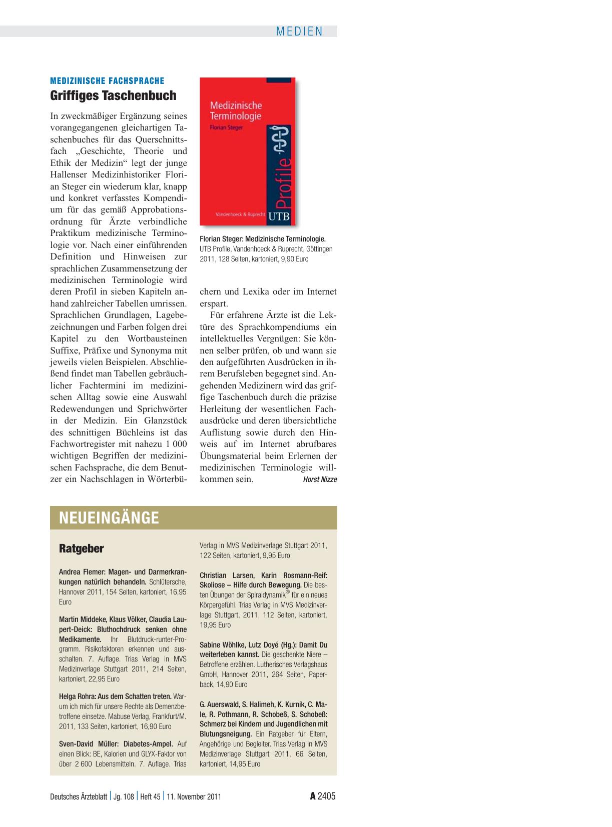 Vorschauseite 1: Medizinische Fachsprache: Griffiges Taschenbuch