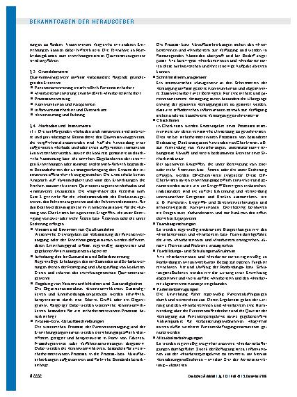 Vorschauseite 2: Beschluss des Gemeinsamen Bundesausschusses über eine Qualitätsmanagement-Richtlinie