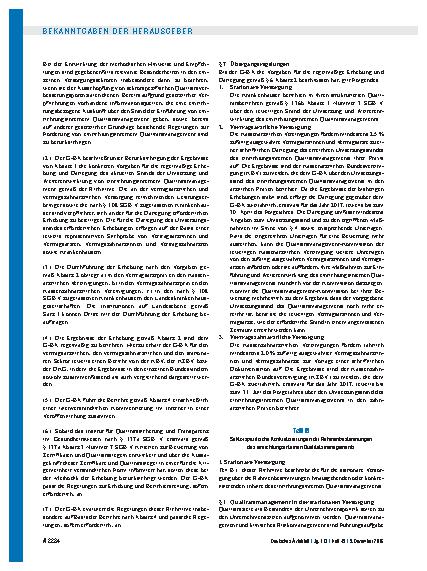 Vorschauseite 4: Beschluss des Gemeinsamen Bundesausschusses über eine Qualitätsmanagement-Richtlinie