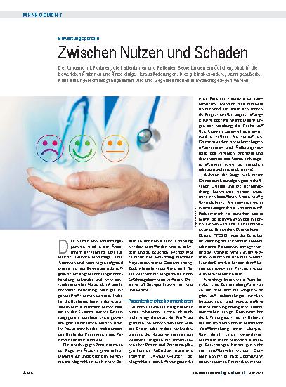 Vorschauseite 1: Bewertungsportale: Zwischen Nutzen und Schaden
