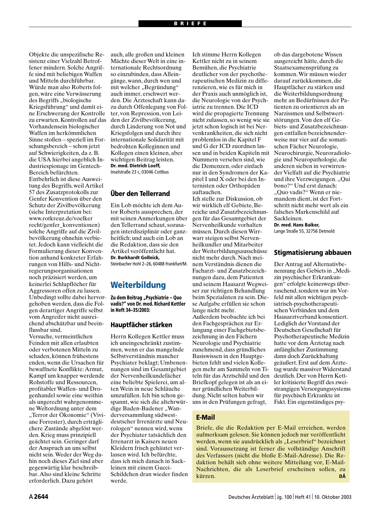 Vorschauseite 1: Weiterbildung: Stigmatisierung abbauen