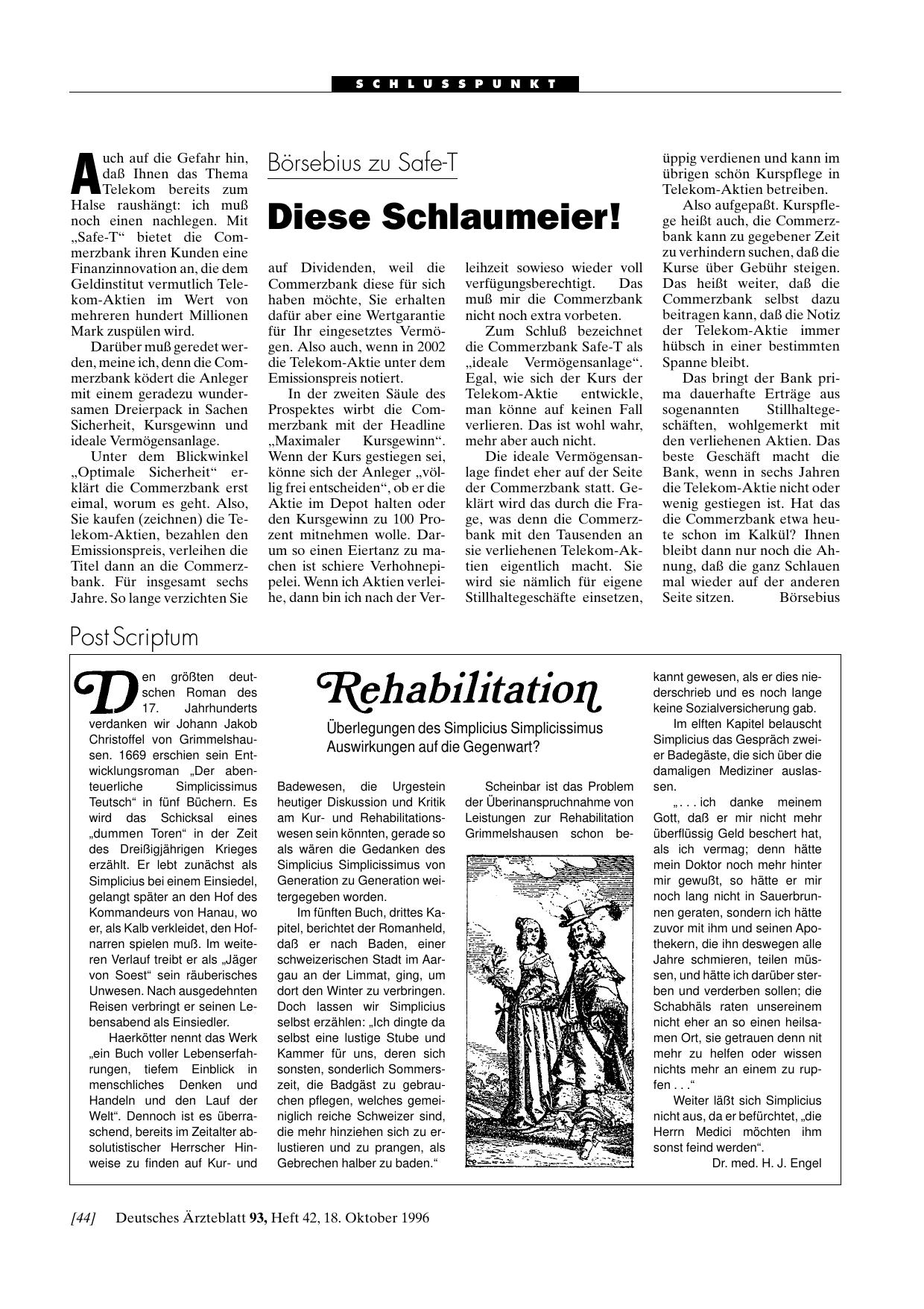 Vorschauseite 1: Börsebius zu Safe-T: Diese Schlaumeier!