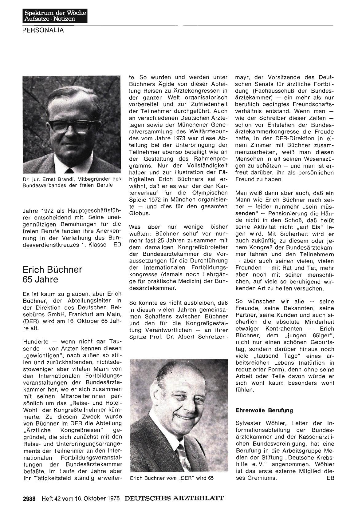 Vorschauseite 1: Ehrenvolle Berufung