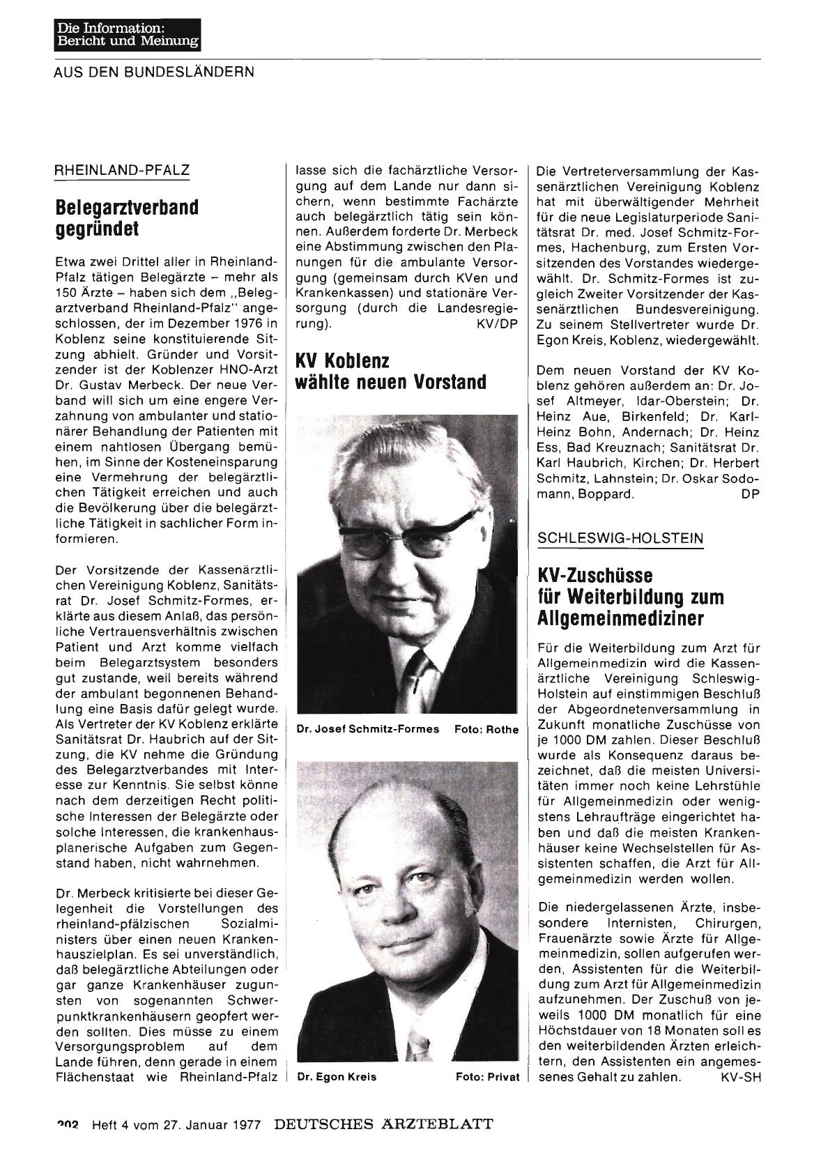 Vorschauseite 1: Rheinand-Pfalz: Belegarztverband gegründet