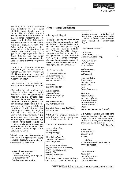 Vorschauseite 1: Hildegard Nagel