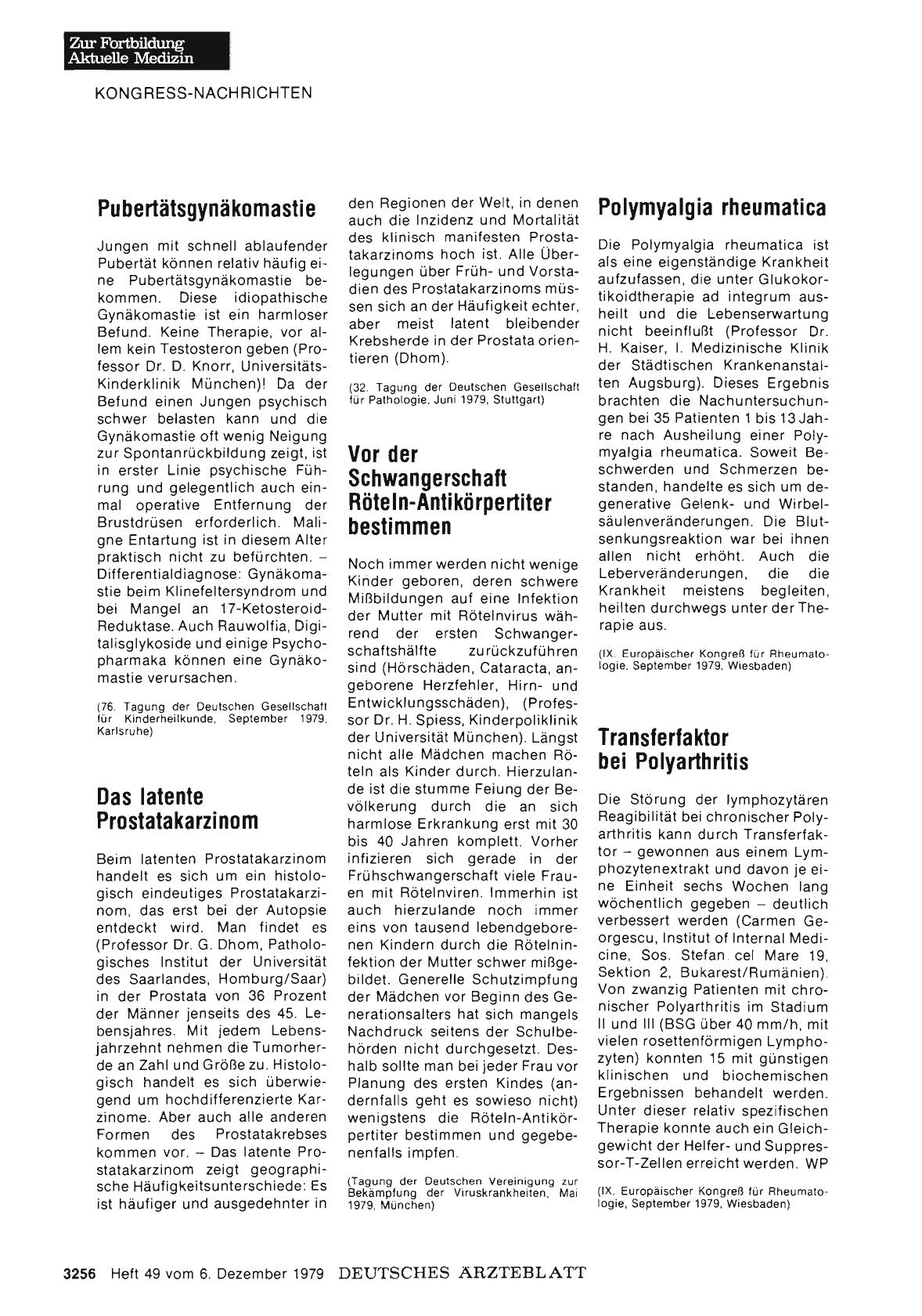 Vorschauseite 1: Das latente Prostatakarzinom