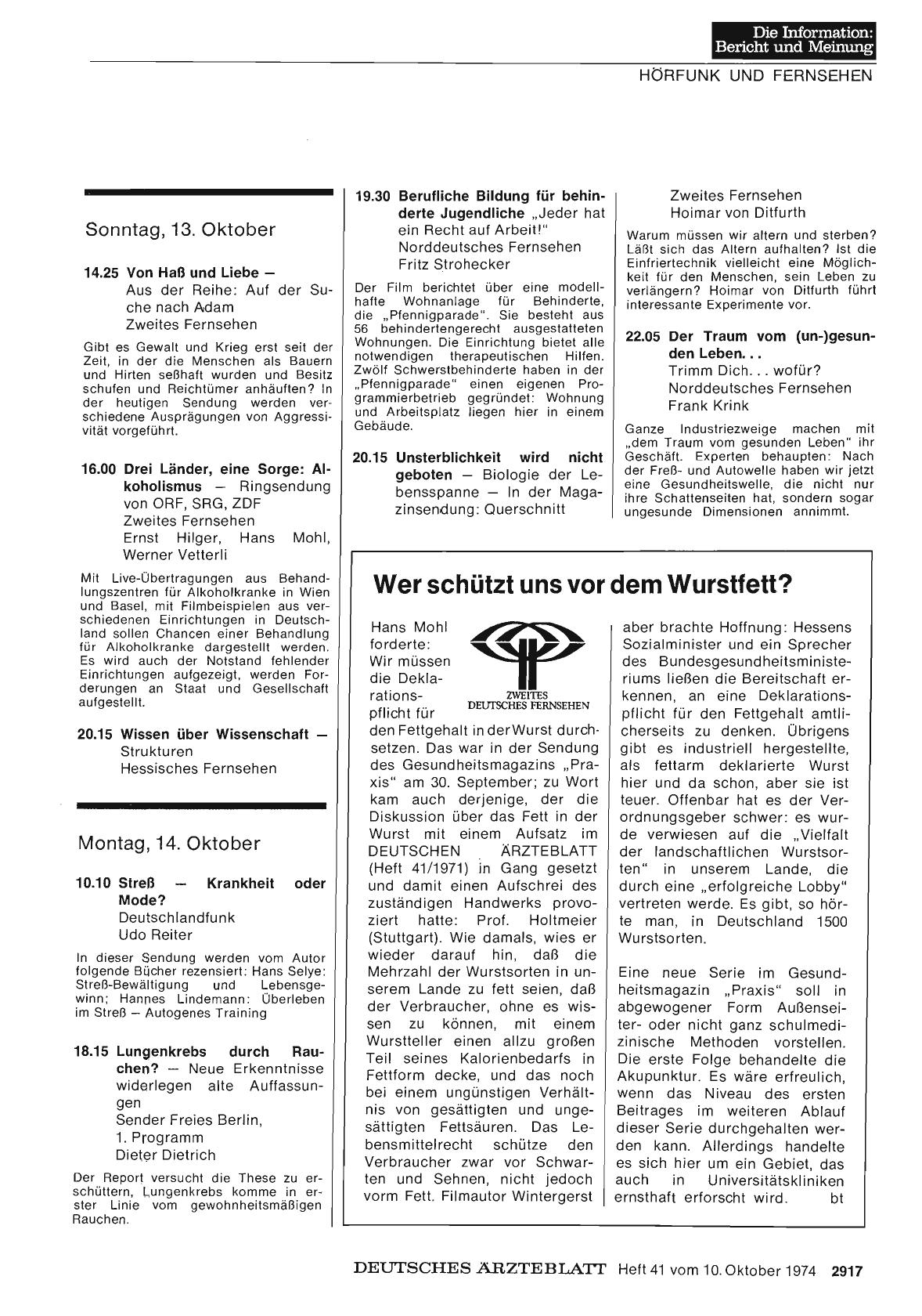 Vorschauseite 1: Programm